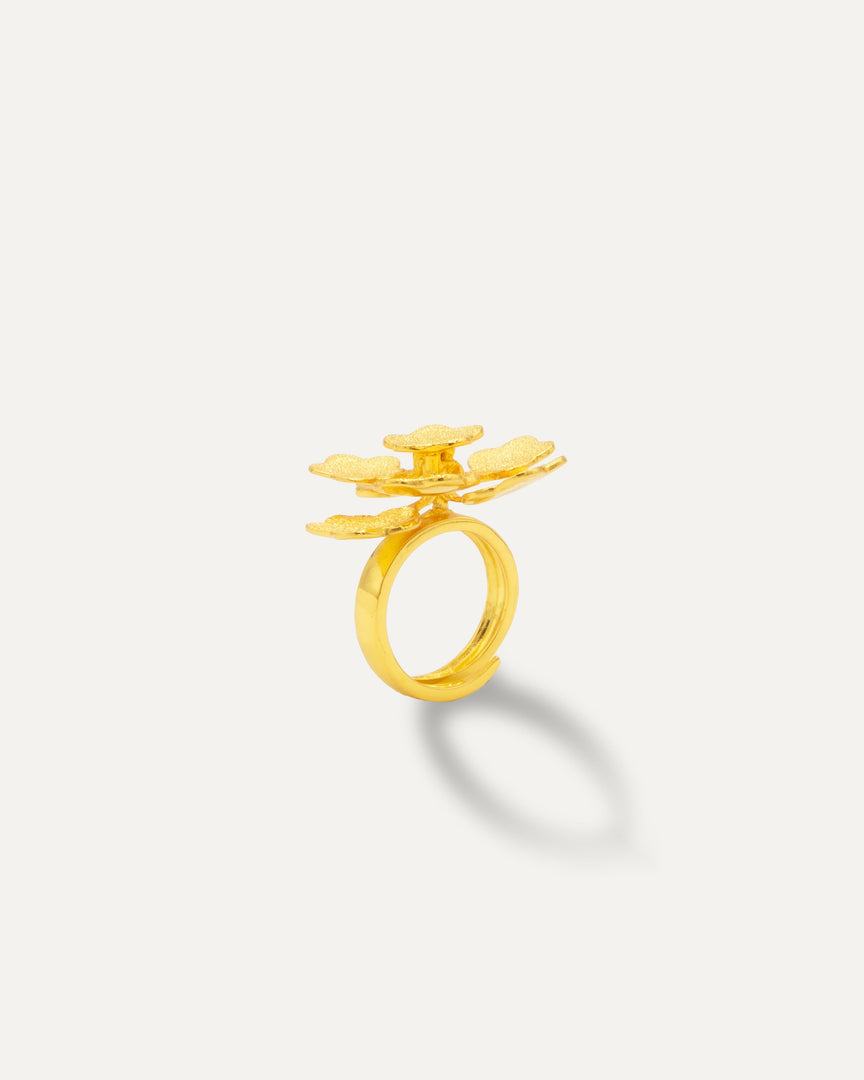 Floral Gold Ring